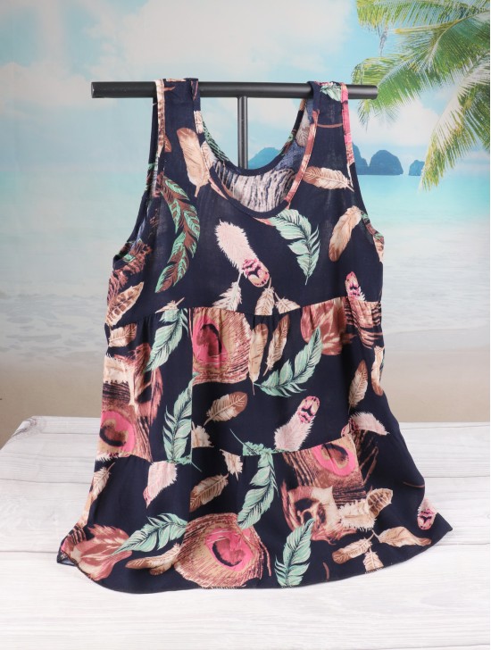 Kids Super Soft Sleeveless Fashion Dress (5-8 Yrs)